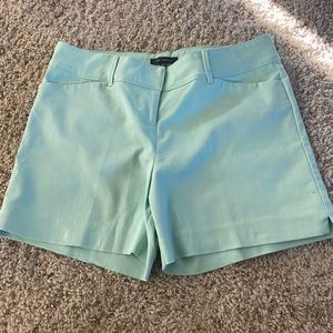Cute teal jean shorts